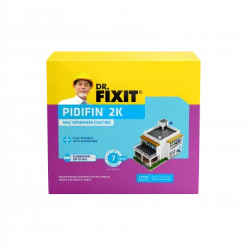 waterproofing materials Pidifin 2k by Dr Fixit