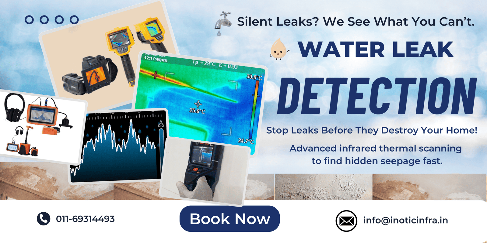 WATER LEAKAGE THERMAL SCANNING CAMERA