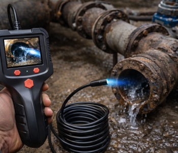 Endoscopic Camera for sewer and drain pipeline inspection